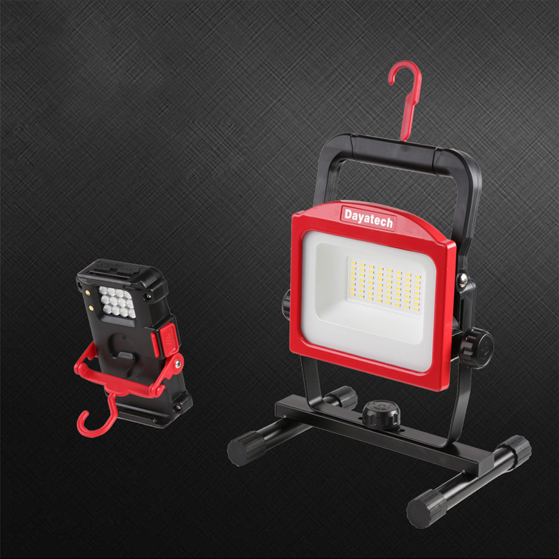 Zintegrowana lampa robocza z akumulatorem